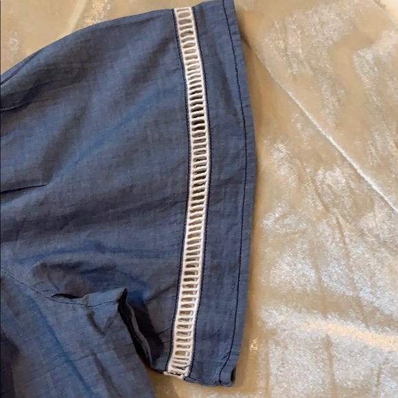 Calvin Klein Jeans  Off the Shoulder Top - Picture 3 of 4